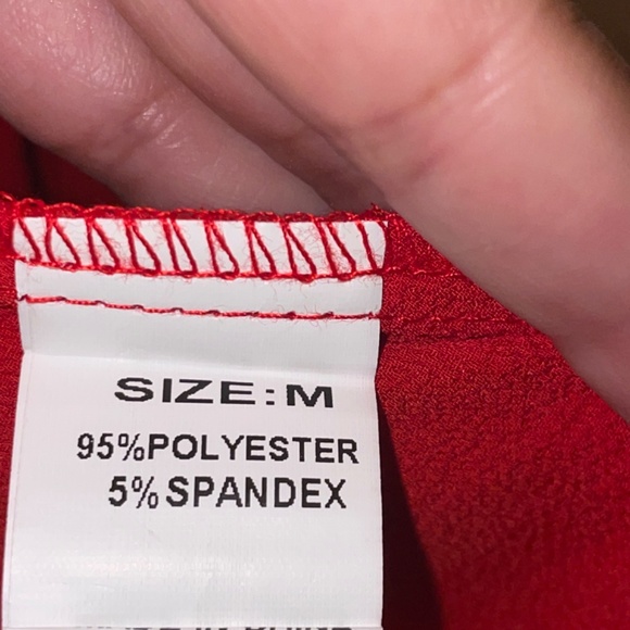 NWOT Colorblock V Neck Strappy Sleeveless Loose Fit Tank Top Size Medium - Picture 7 of 8